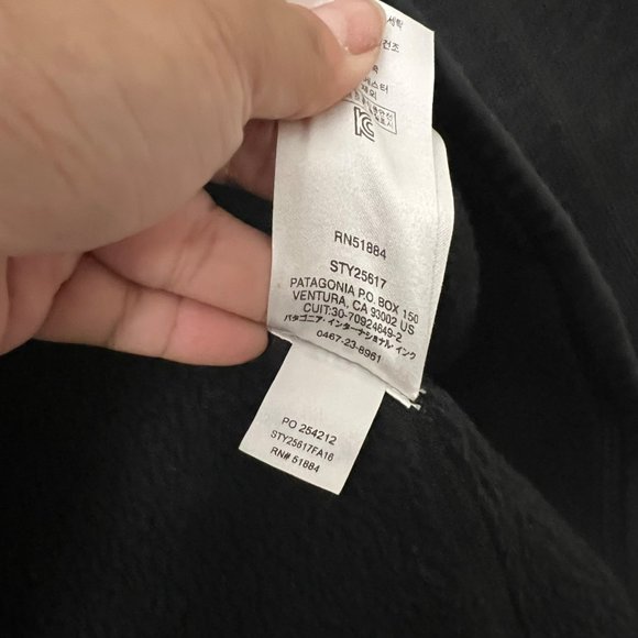 Patagonia Womens Black 1/4 Zip Pullover Better Sweater Size Small - Picture 6 of 7